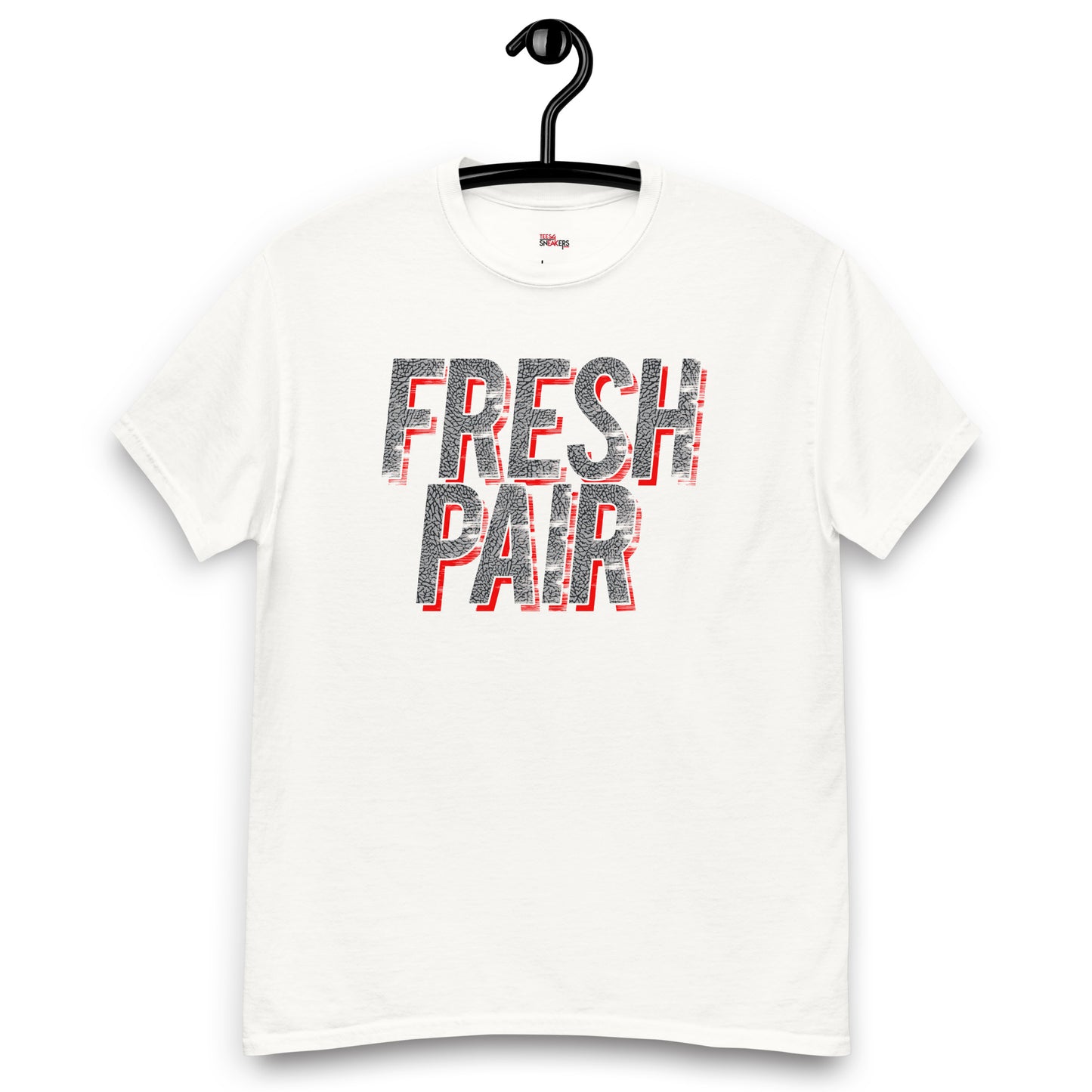 Jordan 3 Cement Grey fresh pair white tee