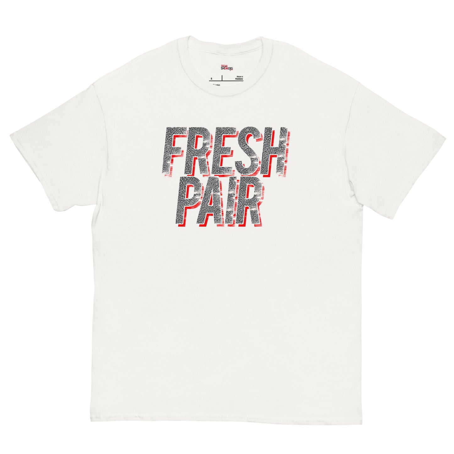 Jordan 3 Cement Grey fresh pair white tee