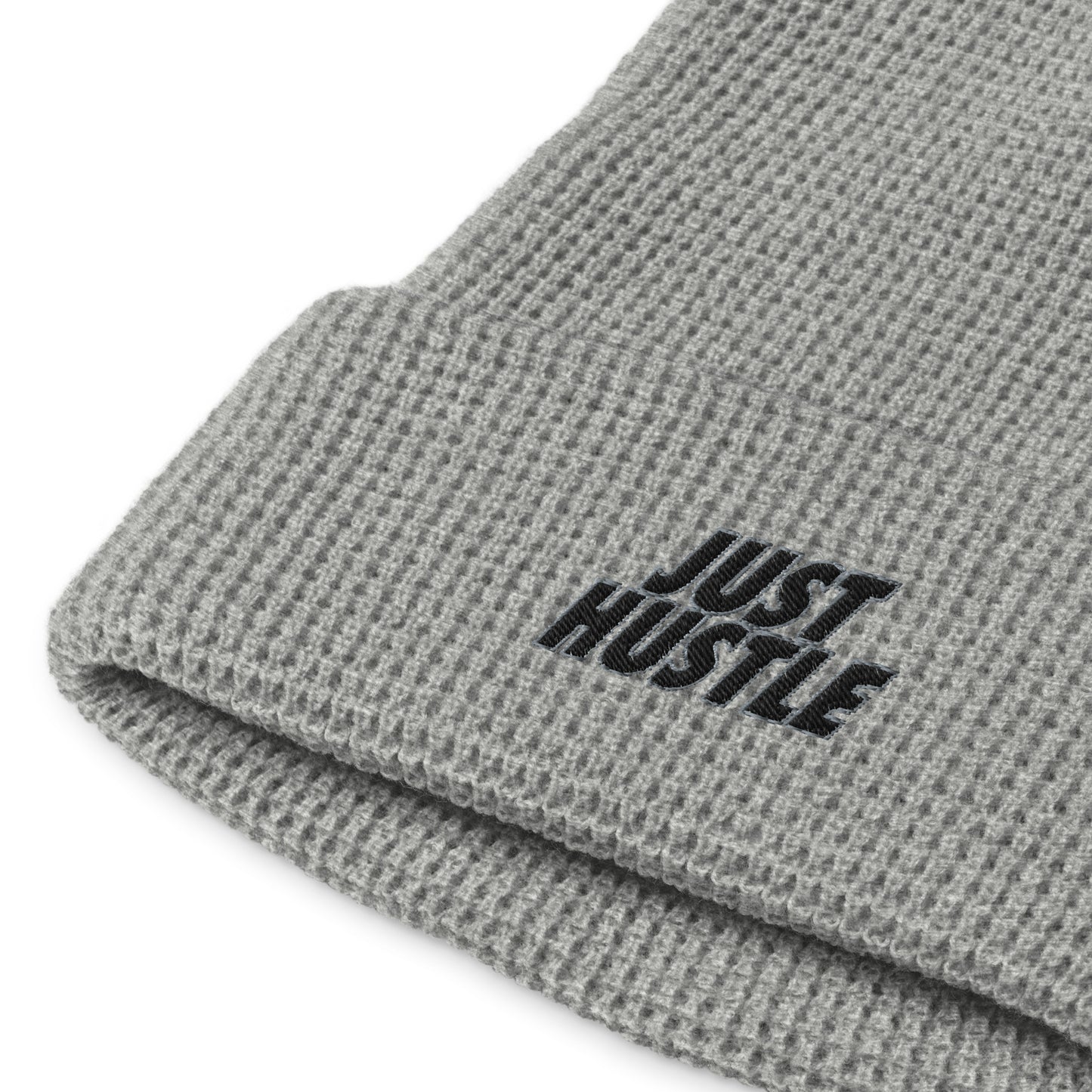 Just Hustle Waffle beanie